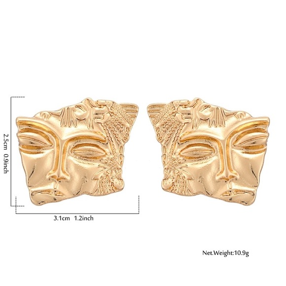 ✨ 🖤SALE🖤 ✨Vintage Style Gold Earrings - Picture 2 of 6